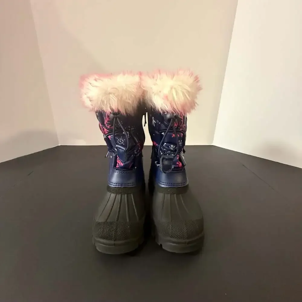 DREAM PAIRS KSNOW Girls Waterproof Winter Snow Boots‎ Size 12